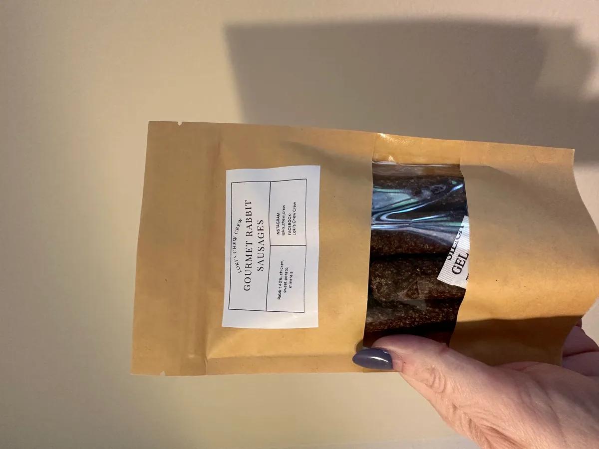 Gourmet rabbit sausages