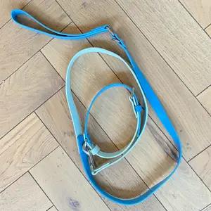 Haus of hound two tone collar and lead in vegan leather