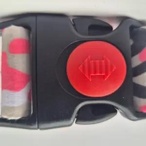 Turquoise collar with white polkadots - Image 2