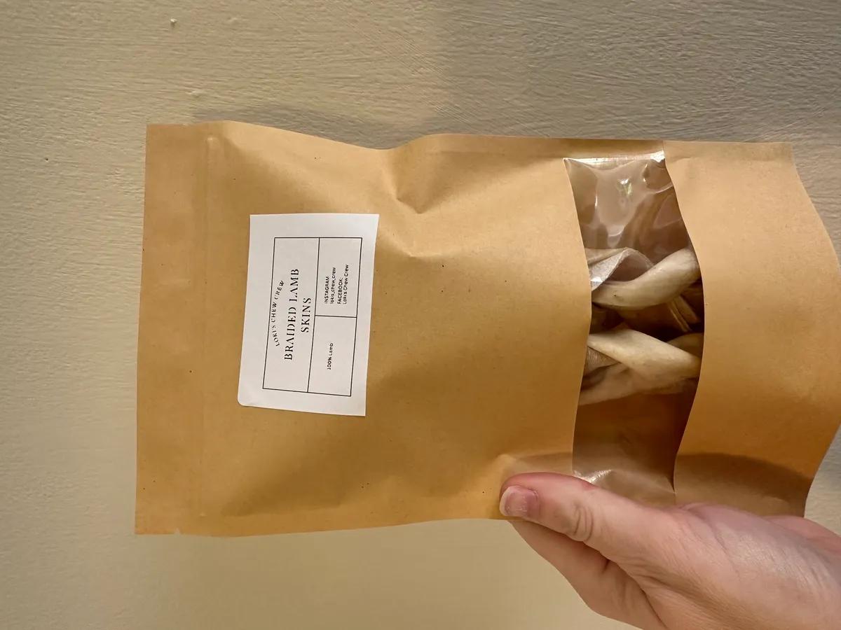 Braided lamb skins x2