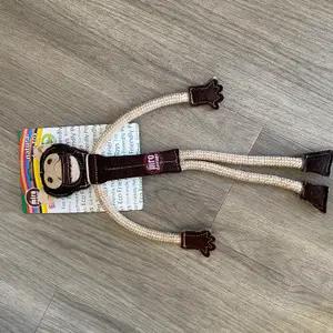 Jute and suede eco friendly monkey