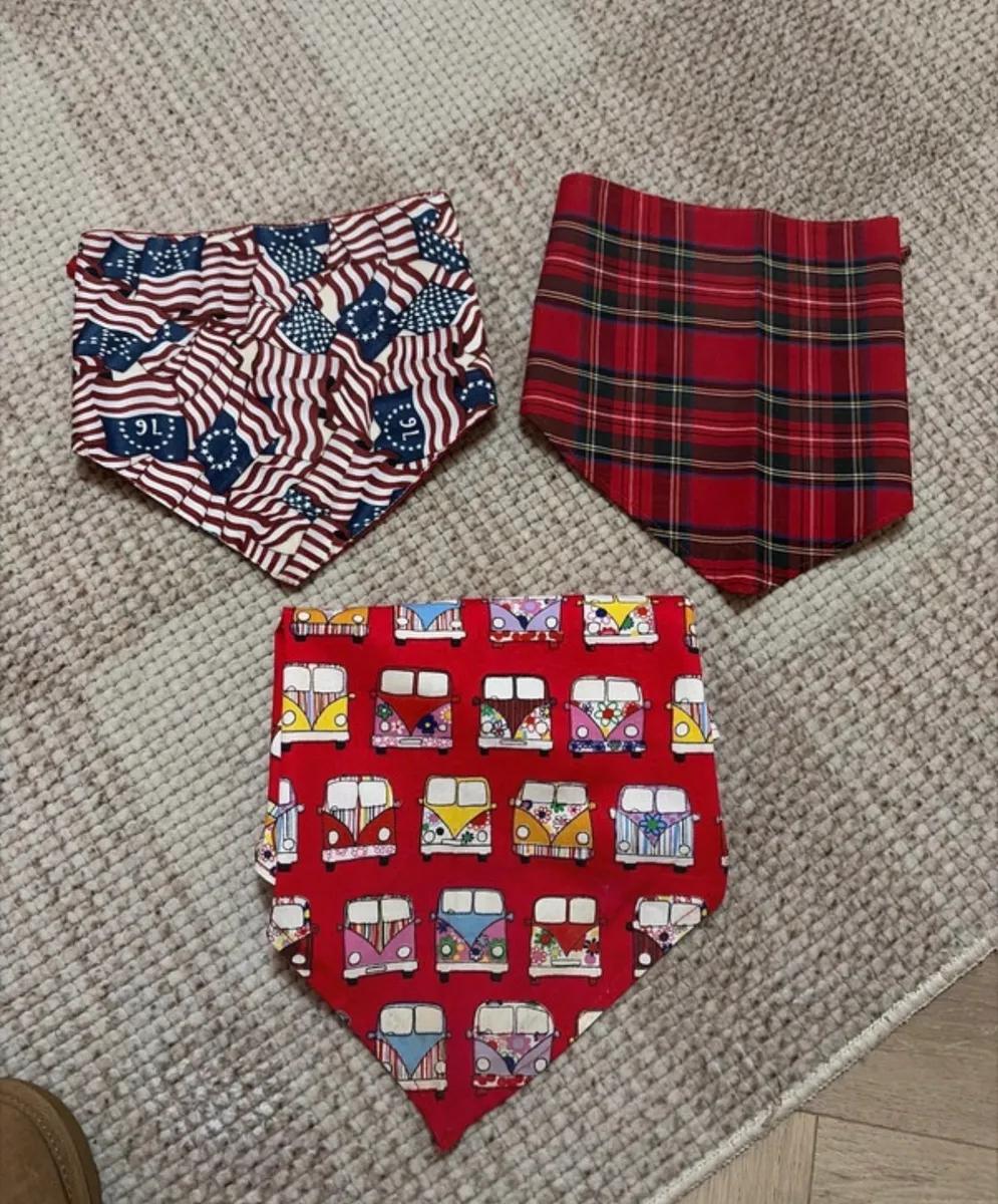 4 X Dog Bandanas for small/medium sized dog