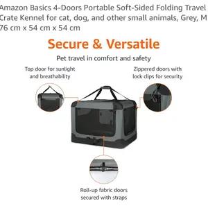 Amazon Basics 4-Doors Portable Soft-Sided Folding - Image 2