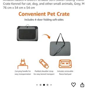 Amazon Basics 4-Doors Portable Soft-Sided Folding - Image 3