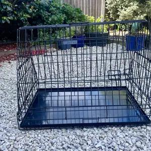 Large foldable dog crate - excellent condition thumbnail 1