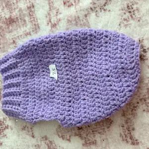 Handmade knitted puppy jumper 7.5” back thumbnail 1