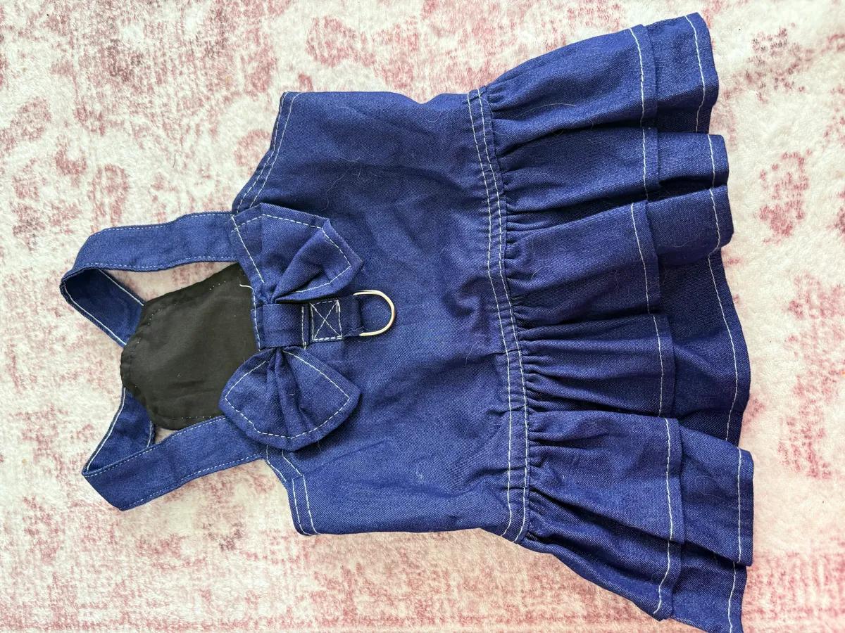 XL Dog denim dress