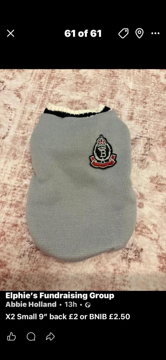 Size small dog jumper