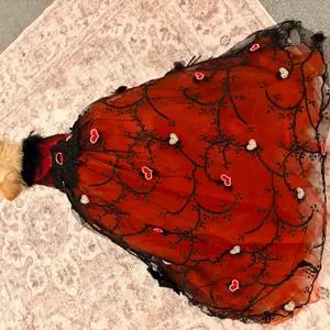 XS Queen of Hearts Dog Pageant Dress thumbnail 3