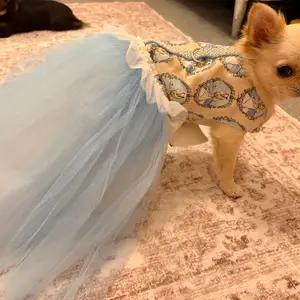 XS Alice in Wonderland dog Pageant Dress thumbnail 1