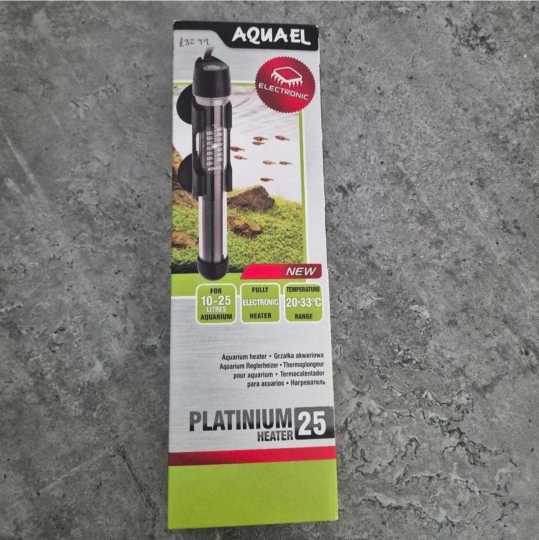 Aquael platinum heater 25 aquarium 10-25 litres