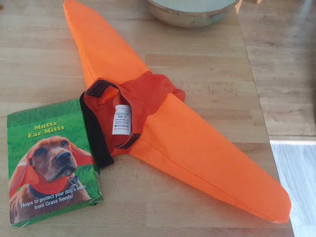 Ear covers for grass seeds etc