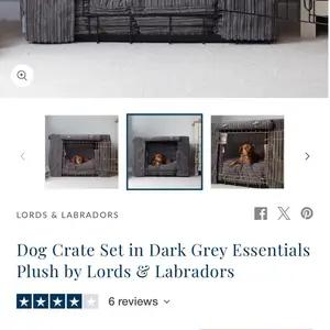 Cosy Beige Dog Crate from Luxury Lords & Labradors Brand - As Good As New! thumbnail 7