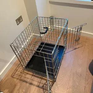 Cosy Beige Dog Crate from Luxury Lords & Labradors Brand - As Good As New! thumbnail 3