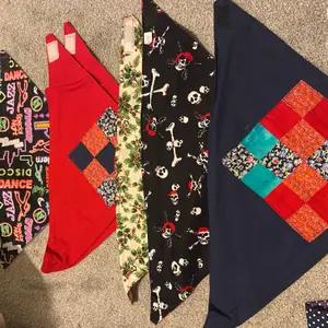Job lot of 400+ Handmade fabric dog collars, leads, harnesses and bandanas thumbnail 5