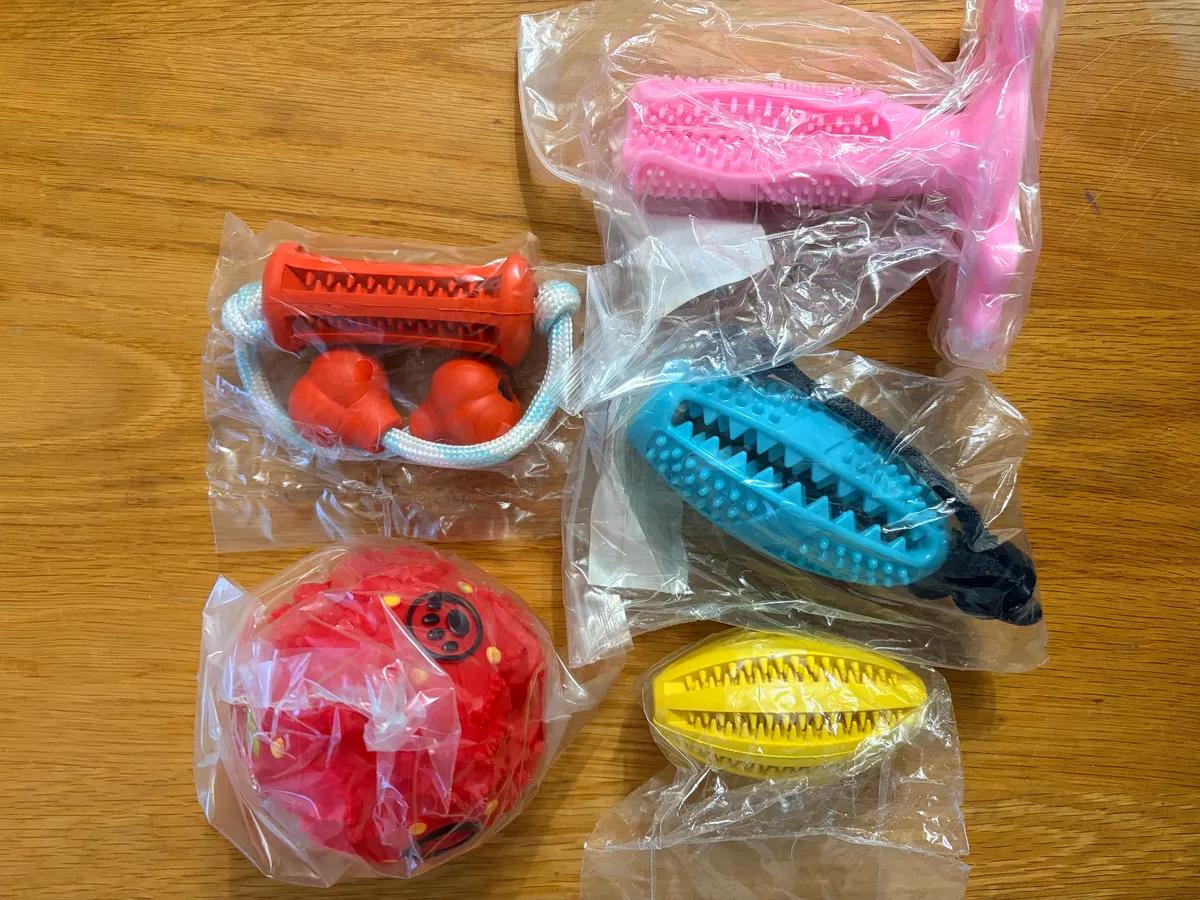 Dog rubber toys