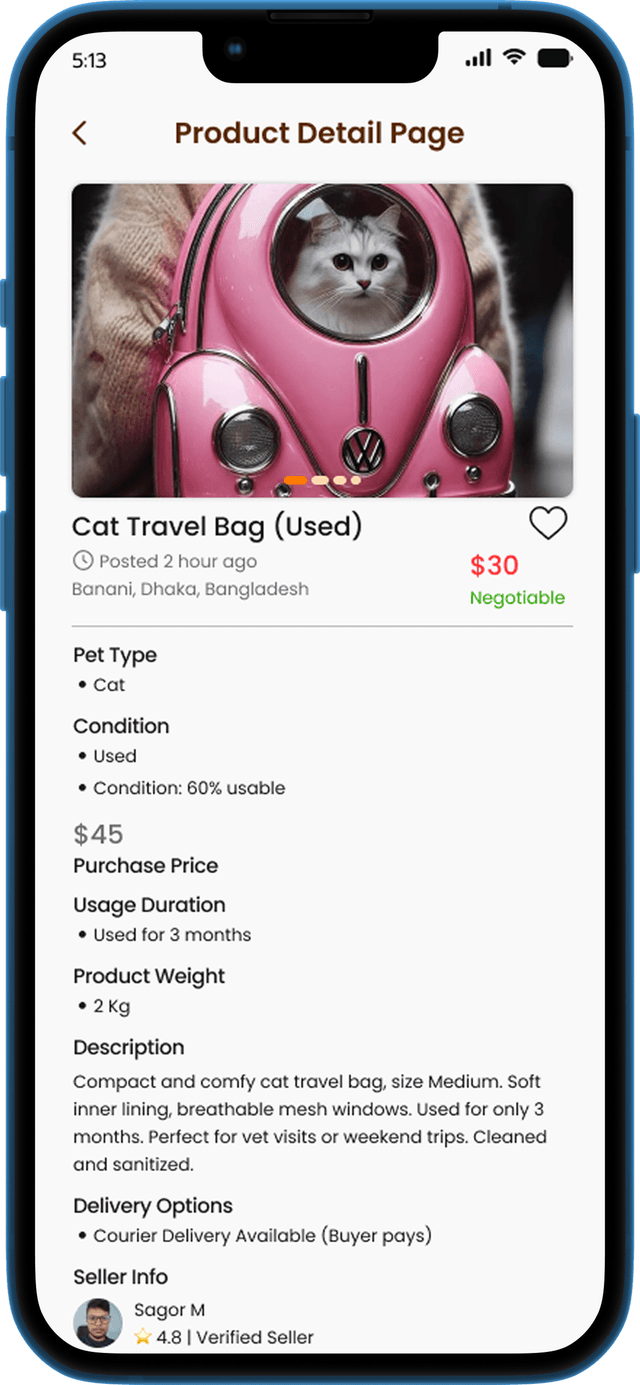 PetAttix mobile app screenshot
