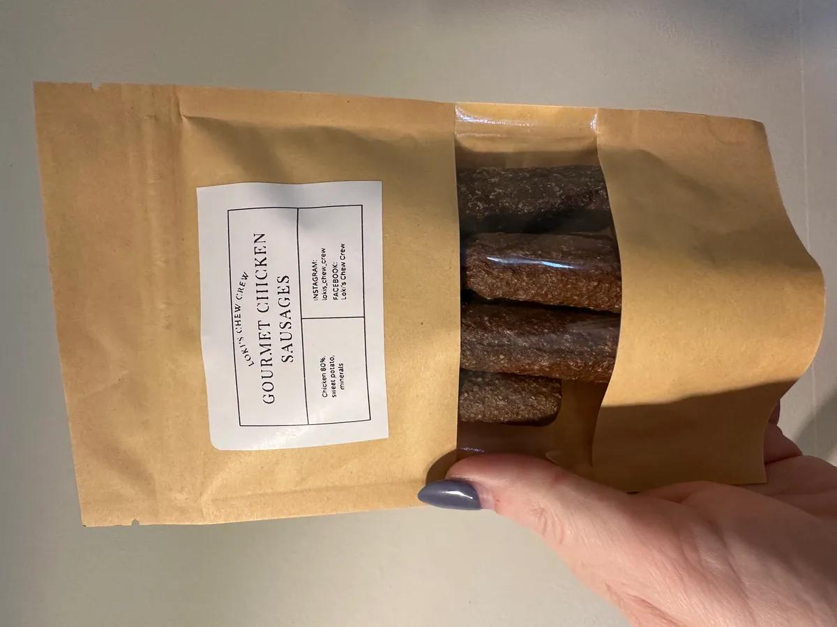 Gourmet chicken sausages