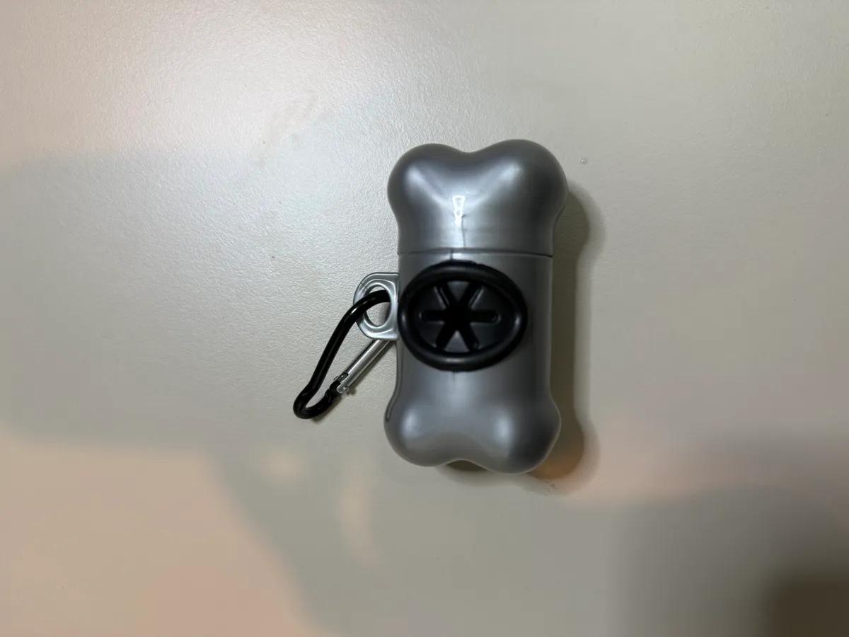 Silver Dog Poo Bag Dispenser